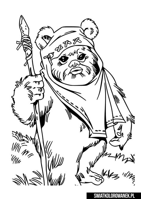 Ewok Kolorowanki Star Wars Darmowe Kolorowanki Do Druku Hot Sex Picture