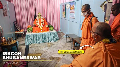 Hh Jayapataka Swami Maharaj At Iskcon Bhubaneswar Youtube