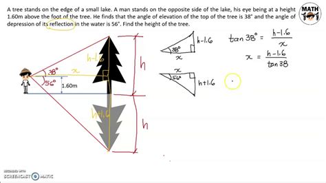 Trigonometry Angle Of Elevation And Depression Ce Board Review