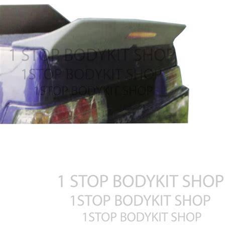 Proton Iswara Spoiler With Led Evo Fiber Fiberglass Skirt Lip