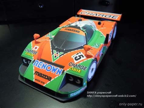 Mazda 787B из бумаги, модели сборные бумажные скачать бесплатно ...