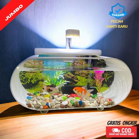 Jual Set Lengkap Aquarium Kaca Akrilik Ukuran Besar X X Lengkap