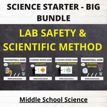 Lab Safety Scientific Method Back To School Science MULTI GAME BUNDLE