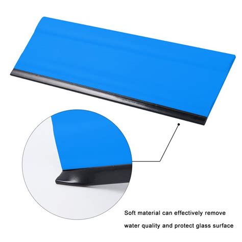 Foshio Design Car Detailing Window Tint Squeegee With Rubber Edge