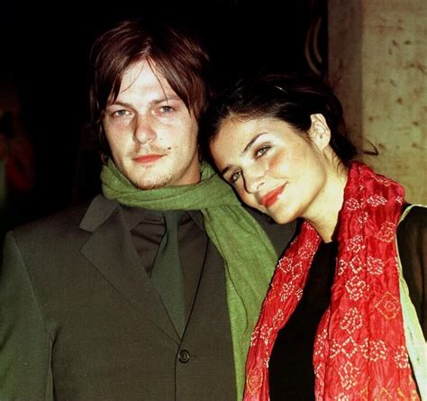 Norman Reedus and Helena Christensen -- could they be any more ...