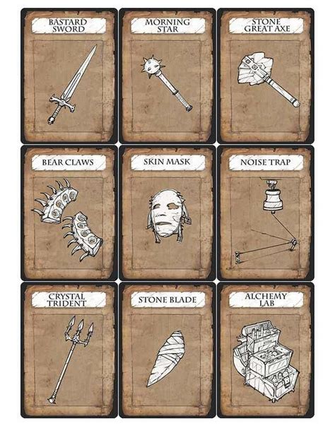 Rpg Card Material Project Dungeons And Dragons Game Playing Cards