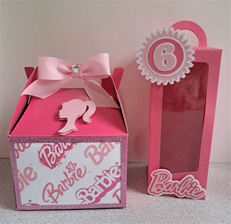 Barbie Party Favor Box Barbie Theme Party Box Barbie Gable Box