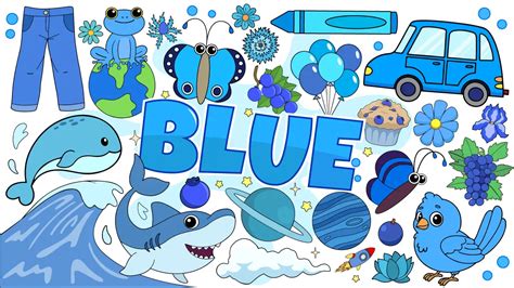 32 Blue Things To Draw Free Printable Pdfs