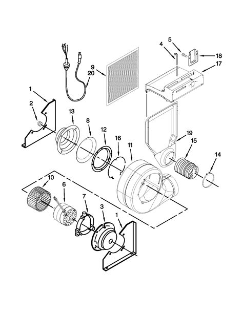 Jenn Air Jes Cab Range Downdraft Blower Motor Genuine Oem