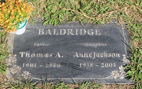 Anne Eula Baldridge Jackson 1938 2005 Find A Grave Memorial