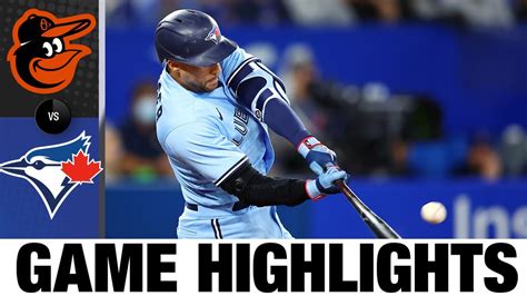 Orioles Vs Blue Jays Game Highlights Mlb Highlights Youtube