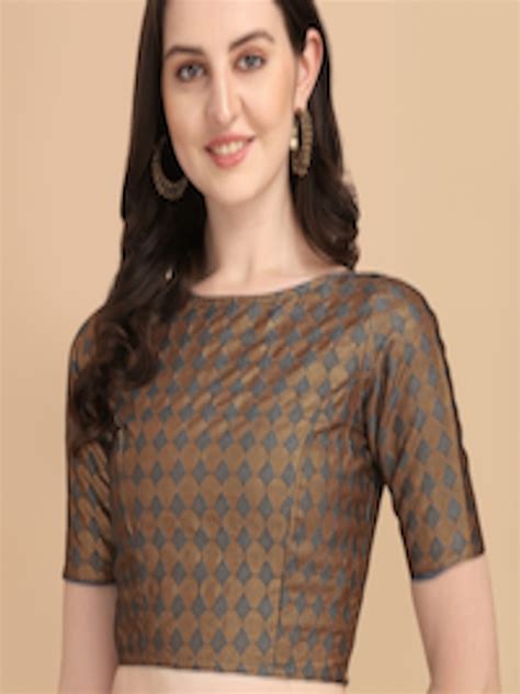 Buy Oomph Woven Design Silk Saree Blouse Saree Blouse For Women