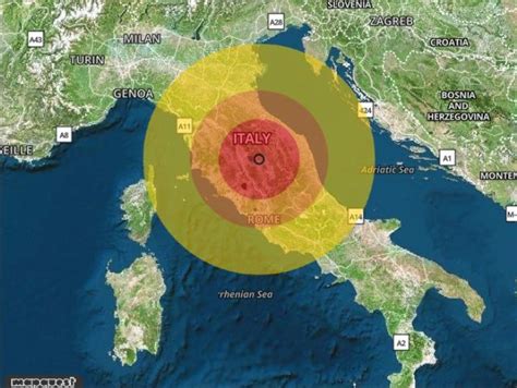 Cutremur N Italia Cu Magnitudinea De Resim It De Popula Ie