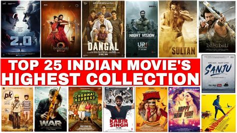 Top 25 Highest Grossing Indian Movies All Time Indian Movie Highest