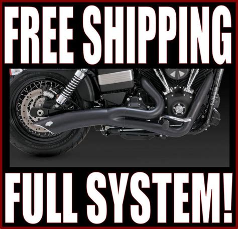 Sell Vance Hines Black Big Radius Into Exhaust Pipes Harley