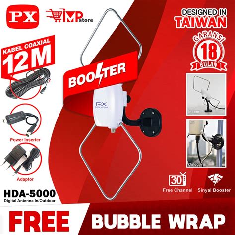 Jual Antena Tv Digital Indoor Outdoor Px Hda Antenna Dalam