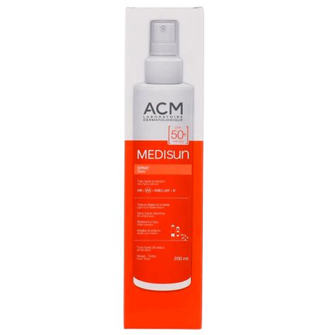 ACM Medisun Spray Solaire SPF50 Visage Et Corps Tous Types De Peau