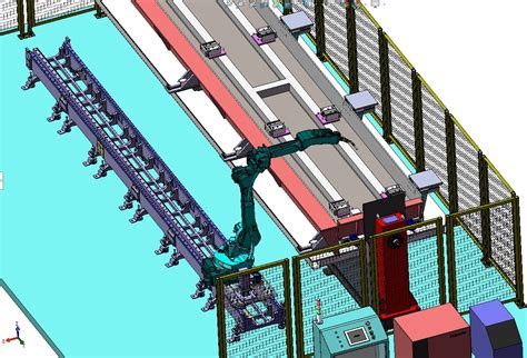 机器人焊接方案3d数模图纸 Solidworks设计 Keryi