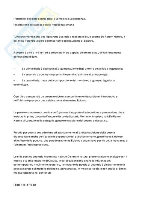Riassunto Esame Letteratura Latina Prof Masselli Grazia Maria Libro
