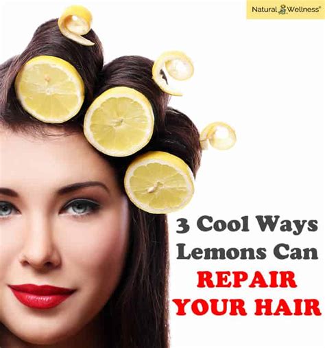 Repair Damaged Hair With Lemons