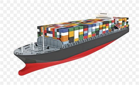 Cargo Ship Freight Transport Container Ship Intermodal Container Png