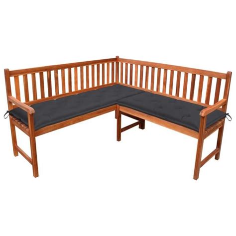 Xixi Banc D Angle De Jardin Avec Coussins Cm Bois D Acacia Massif