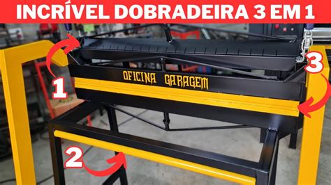 Como Fazer Uma Dobradeira De Chapas Manual 3 3 DIY Sheet Metal Bender