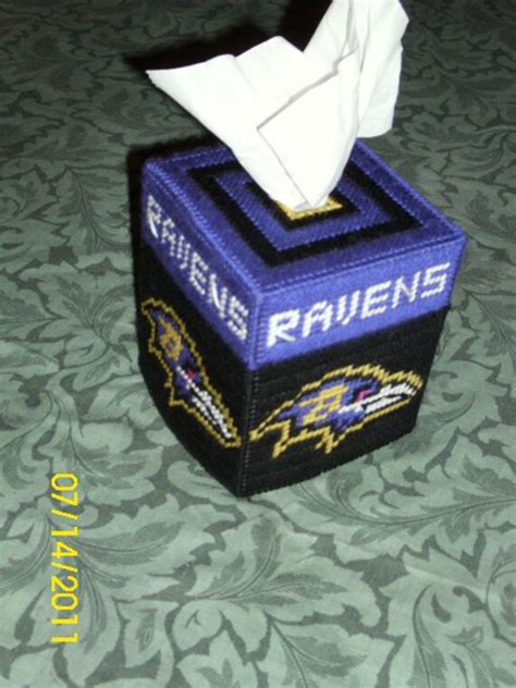 Baltimore Ravens Tissue Box Cover