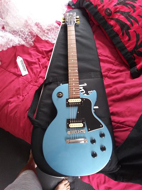 Ngd New 2019 Gibson Les Paul Studio In Pelham Blue Taking Complete