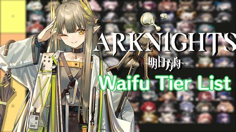 Objectively Correct Arknights Waifu Tier List Youtube