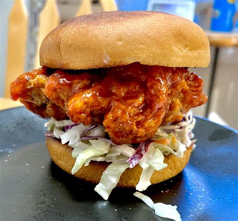 [homemade] Gf Korean Fried Chicken Sando R Eatsandwiches