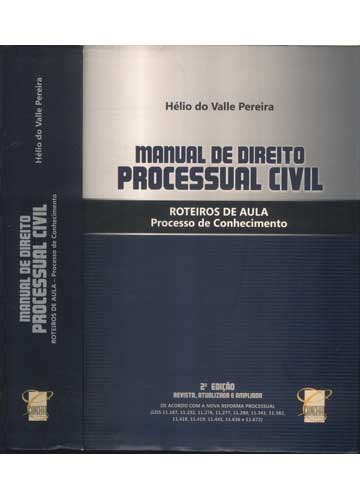 Sebo Do Messias Livro Manual De Direito Processual Civil