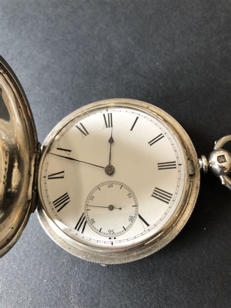 Antiques Atlas Solid Silver Victorian Hunter Pocket Watch 1876