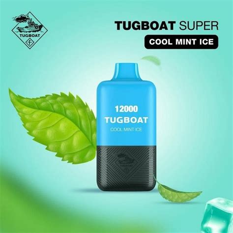 Buy Tugboat Super Cool Mint Ice Disposable Vape From AED45 With