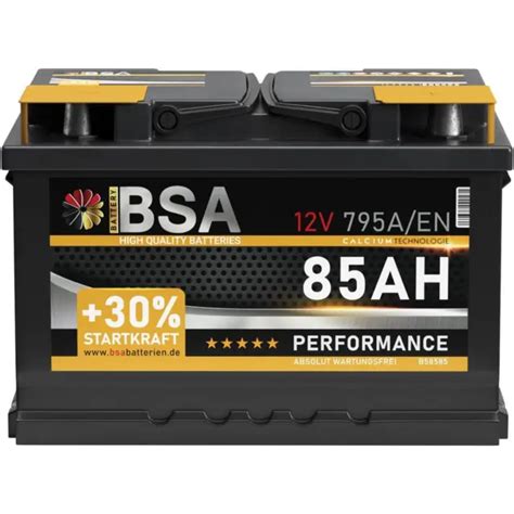 Bsa Autobatterie Ah V Power Batterie Ah Ah Ah Ah Ah