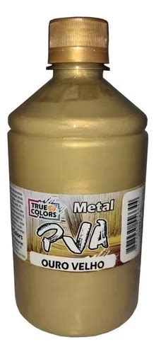 Tinta Pva Metal 500ml 57993 Ouro Velho True E Colors MercadoLivre