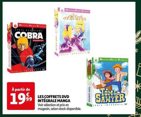 Promo Les Coffrets Dvd Intégrale Manga chez Auchan iCatalogue fr