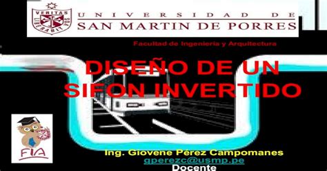 Dise O De Un Sifon Invertido Pdf Document