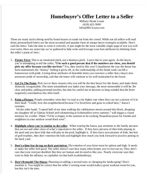 14 Real Estate Offer Letter Template 9 Free Word Pdf Format Download