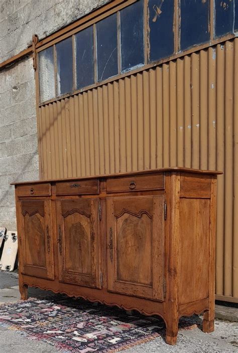 Louis Xv Style Sideboard Walnut Transition Nineteenth Time