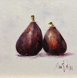 Oil Paintings By Nina R Aide Still Life With Green Pear Oil On