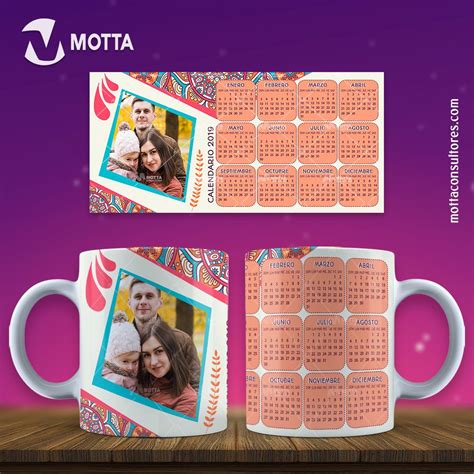 Descarga Gratis Dise Os Calendario Para Sublimar Tazas Dise O De