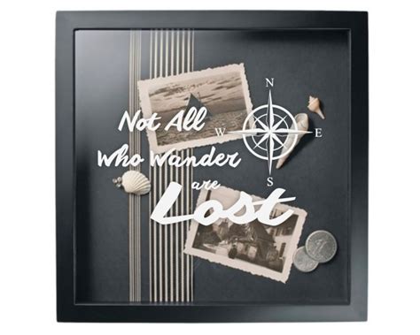 Not All Who Wander Are Lost Compass Quote Decal