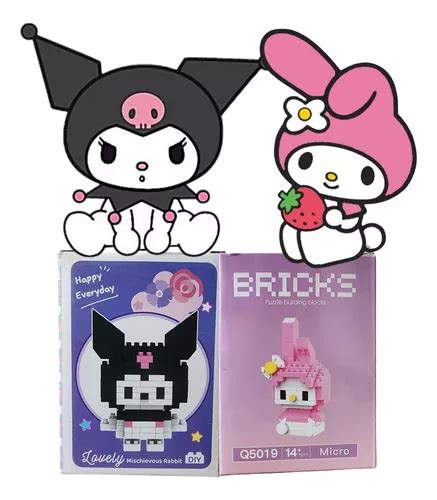 Bloques Armables D De Kuromi Y My Melody Meses Sin Intereses