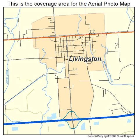 Aerial Photography Map Of Livingston La Louisiana