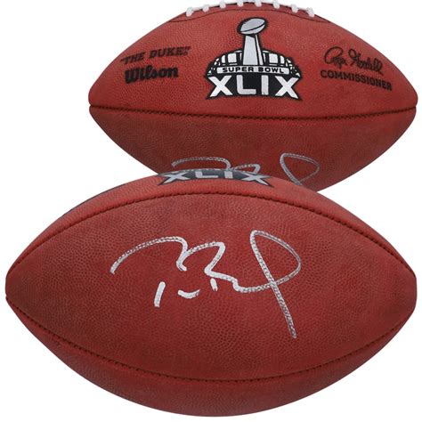 Tom Brady Signed The Duke Super Bowl XLIX Official NFL Game Ball