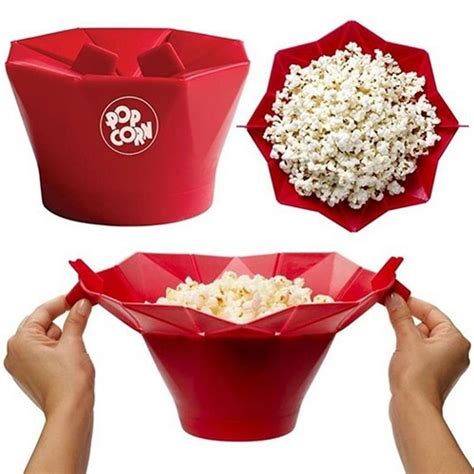 Creative Diy Popcorn Bucket Microwaveable Popcorn Maker Foldable Pop