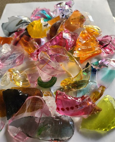 High Quality Glassblowing Cullet Cutoffs Cast Offs Glass Scrap Cullett 1 Lb Lots Mixed