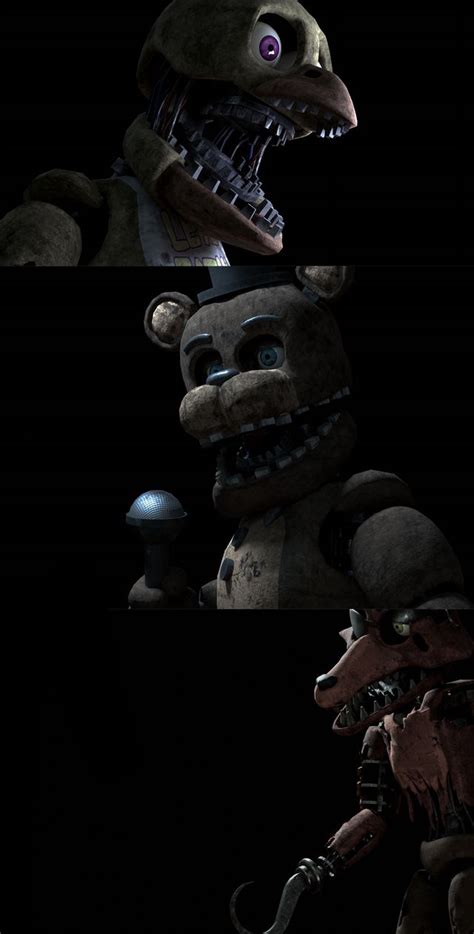 Some Fnaf 2 Trailer Shot Recreations Using Retextured Hw Models