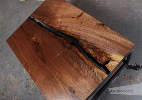 Live Edge Walnut River Coffee Table Anglewood Furniture